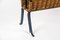 Stitched Leather and Rattan Magazine Rack by Jacques Adnet, 1950s, Image 4
