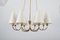 Large Mid-Century Brass Model 1069 Globus Chandelier from Rupert Nikoll, 1950s, Immagine 1