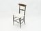 Walnut Campanino Dining Chairs by Giuseppe Gaetano Descalzi for Fratelli Levaggi, 1950s, Set of 4 1