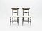 Walnut Campanino Dining Chairs by Giuseppe Gaetano Descalzi for Fratelli Levaggi, 1950s, Set of 4, Image 5