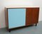 Small Teak and Light Blue Formica Sideboard, 1960s, Image 7