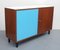 Small Teak and Blue Formica Sideboard, 1960s 3