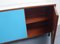 Small Teak and Blue Formica Sideboard, 1960s 8