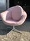 Silla giratoria Mid-Century de metal y terciopelo, años 60, Imagen 5