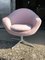 Silla giratoria Mid-Century de metal y terciopelo, años 60, Imagen 6