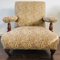 Antiker edwardianischer Sessel mit Rollen im Stil von Howard & Sons 14