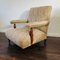 Antique Edwardian Open Armchair on Casters in the Style of Howard & Sons 1