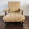 Antique Edwardian Open Armchair on Casters in the Style of Howard & Sons 3