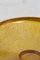 Honigfarbener Mid-Century Obstteller aus schwerem Glas, 1960er 5