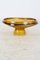 Mid-Century Honey Colored Heavy Glass Fruit Plate, 1960s, Image 1