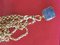 Antique Victorian 9kt Gold Chain with Charm 3