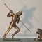 Escultura Art Déco de bronce y mármol, años 40, Imagen 3