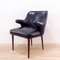 Fauteuil Mid-Century Noir, 1950s 1