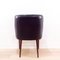 Fauteuil Mid-Century Noir, 1950s 6