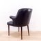 Fauteuil Mid-Century Noir, 1950s 7