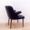 Mid-Century Black Armchair, 1950s, Image 5