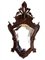 Vintage Hand-Carved Chesnut Mirror, 1940s 1