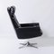 Black Leather Sedia Swivel Chair by Horst Brüning for Cor, 1960s 7