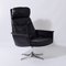 Black Leather Sedia Swivel Chair by Horst Brüning for Cor, 1960s, Image 8