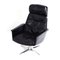 Black Leather Sedia Swivel Chair by Horst Brüning for Cor, 1960s, Image 1