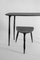 Oak Console Desk with Stool Hand-Sculpted by Cedric Breisacher, Set of 2 7