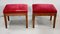 18th Century Directoire Mahogany Stools, Set of 2, Image 1