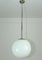 Vintage Bauhaus Style Opaline Glass Globe Ceiling Lamp, 1950s 4