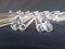 Crystal Model Trèfle Knife Holders from Saint louis, 1970s, Set of 10, Image 4
