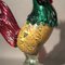 Figura con forma de gallo grande de cristal de Murano, años 50, Imagen 5