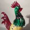 Figura con forma de gallo grande de cristal de Murano, años 50, Imagen 4