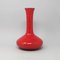 Italienische Rote Vintage Space Age Vase, 1970er 2