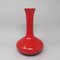 Italienische Rote Vintage Space Age Vase, 1970er 1
