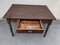 Antique Farm Table with Drawer 7