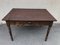 Antique Farm Table with Drawer 8