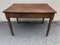 Antique Oak Farm Table with Drawer 1