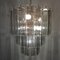 Vintage Round Ceiling Lamp with Rectangular Smoked Glass, Image 2