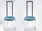 Italian Metal and Acrylic Glass Dining Chairs, 1970s, Set of 2, Image 4