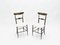 Walnut Chiavari Campanino Chairs by Giuseppe Gaetano Descalzi for Fratelli Levaggi, 1950s, Set of 2, Image 3