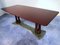 Mid-Century Italian Mahogany and Marble Dining Table by Vittorio Dassi, 1950s 2