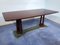 Mid-Century Italian Mahogany and Marble Dining Table by Vittorio Dassi, 1950s 11