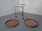 Mid-Century Metal and Glass Serving Bar Cart, 1960s, Image 7