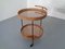 Mid-Century Metal and Glass Serving Bar Cart, 1960s, Image 2