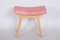 Mid-Century Red and White Stool, 1960s 2