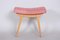 Mid-Century Red and White Stool, 1960s, Image 3