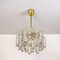 Ice Glass Chandelier from Doria, 1960s 2