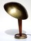 Italienische Mid-Century Tischlampe aus Holz & Messing von Stilnovo, 1950er 4