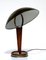 Mid-Century Italian Wood and Brass Table Lamp from Stilnovo, 1950s, Image 1
