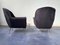 Mid-Century Italian Midnight Blue Velvet Lounge Chairs in the Style of Gio Ponti, 1950s, Set of 2 13