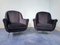 Mid-Century Italian Midnight Blue Velvet Lounge Chairs in the Style of Gio Ponti, 1950s, Set of 2 15