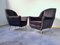 Mid-Century Italian Midnight Blue Velvet Lounge Chairs in the Style of Gio Ponti, 1950s, Set of 2 9